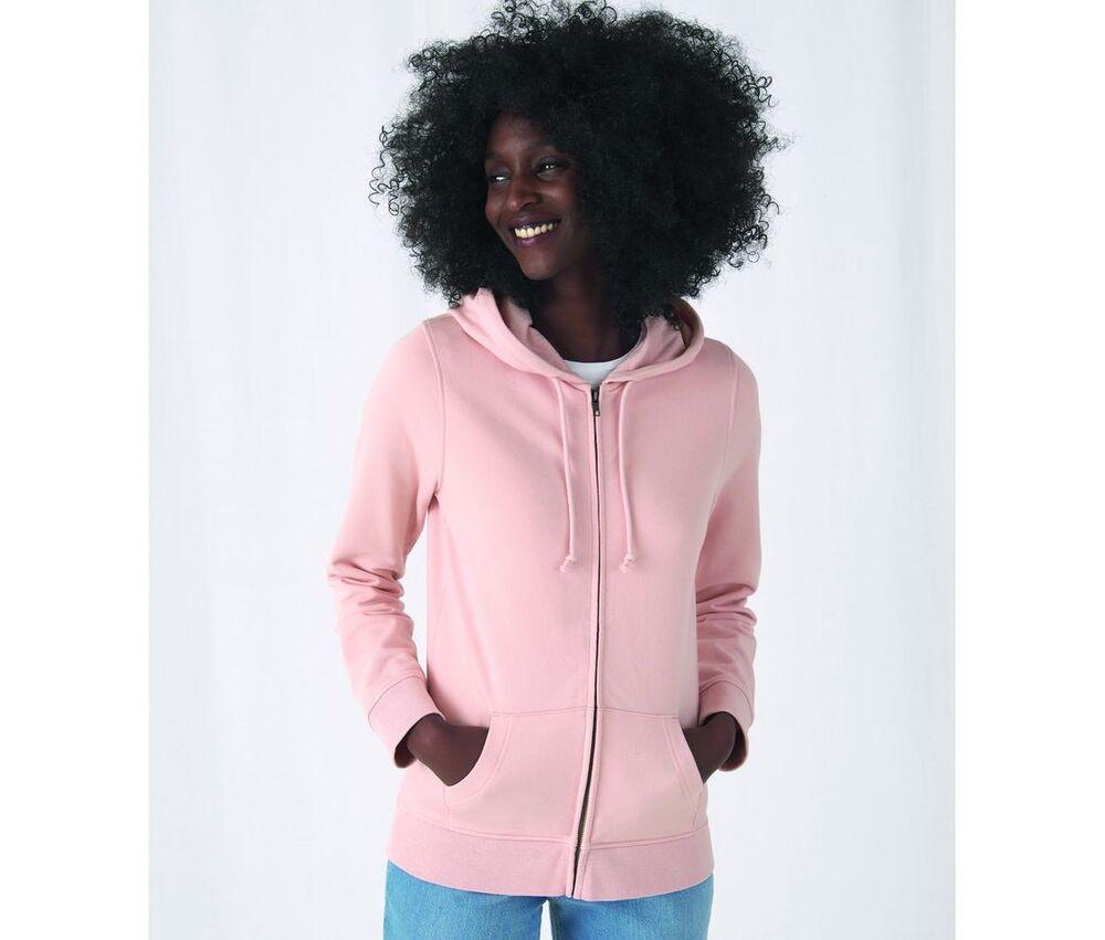 B&C BCW36B - Women's Organic Zipped Hoodie